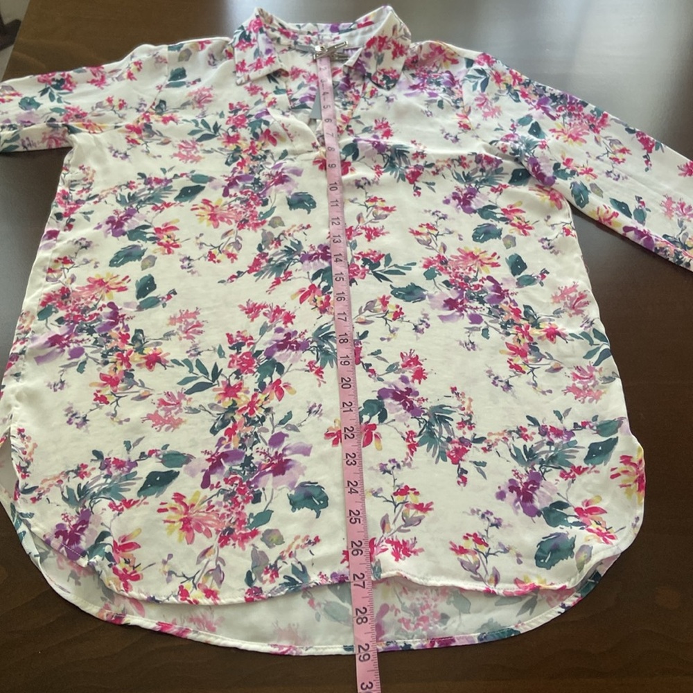 Lovely Floral Women's Top by Lemon Tart, size XS. NWT - Picture 5 of 10
